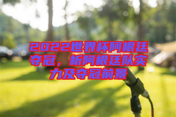 2022世界杯阿根廷奪冠，析阿根廷隊實(shí)力及奪冠前景