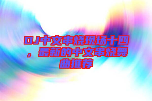 DJ中文串燒現(xiàn)場(chǎng)十四，最新的中文串燒舞曲推薦
