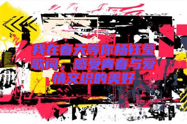 我在春天等你楊鈺瑩歌詞，感受青春與愛(ài)情交織的美好