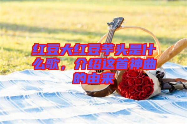 紅豆大紅豆芋頭是什么歌，介紹這首神曲的由來(lái)