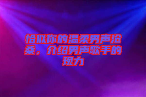 恰似你的溫柔男聲滄桑，介紹男聲歌手的現(xiàn)力