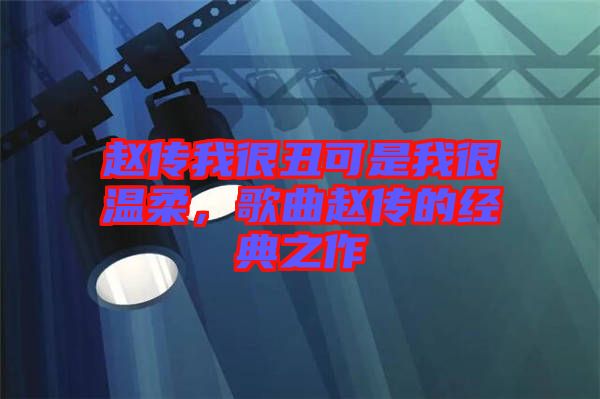 趙傳我很丑可是我很溫柔，歌曲趙傳的經(jīng)典之作