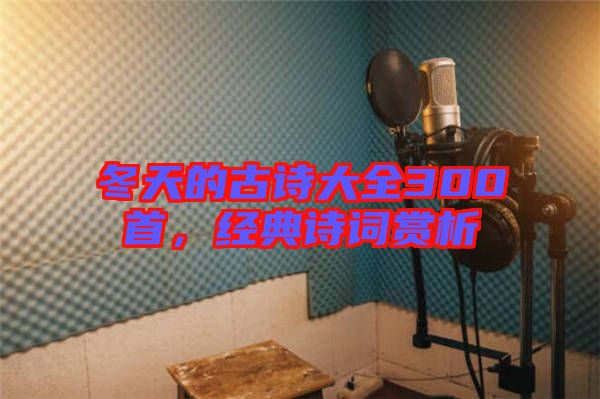 冬天的古詩大全300首，經(jīng)典詩詞賞析