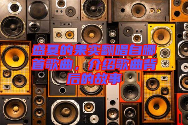 盛夏的果實翻唱自哪首歌曲，介紹歌曲背后的故事