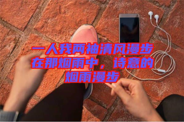 一人我兩袖清風(fēng)漫步在那煙雨中，詩意的煙雨漫步