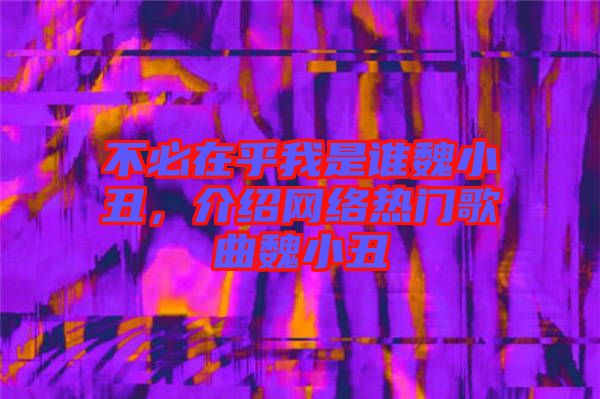 不必在乎我是誰(shuí)魏小丑，介紹網(wǎng)絡(luò)熱門歌曲魏小丑