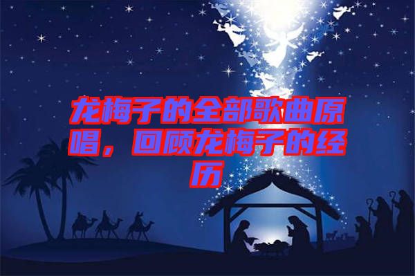 龍梅子的全部歌曲原唱，回顧龍梅子的經(jīng)歷