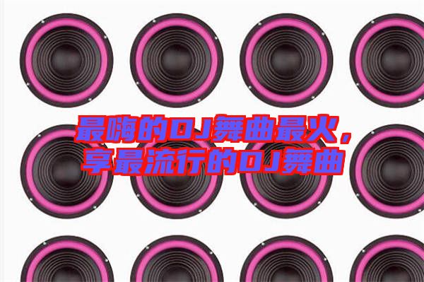 最嗨的DJ舞曲最火，享最流行的DJ舞曲
