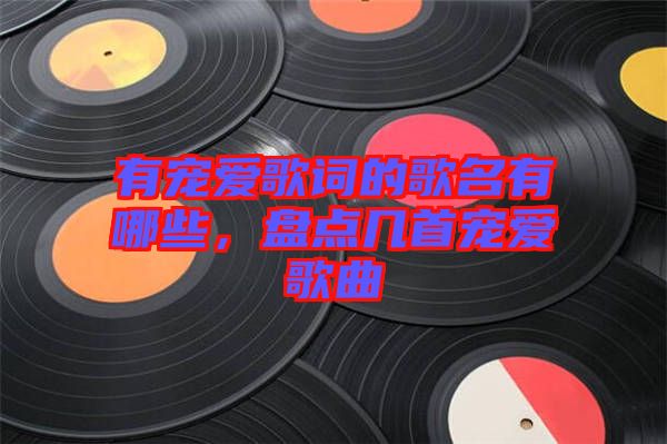 有寵愛(ài)歌詞的歌名有哪些，盤(pán)點(diǎn)幾首寵愛(ài)歌曲