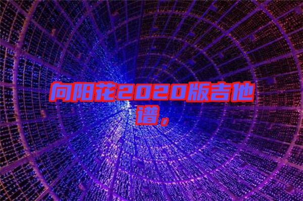 向陽(yáng)花2020版吉他譜，