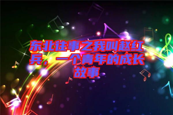 東北往事之我叫趙紅兵，一個青年的成長故事