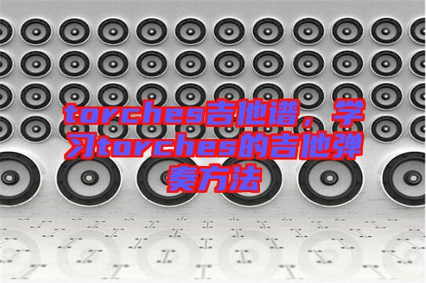 torches吉他譜，學習torches的吉他彈奏方法