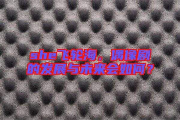 she飛輪海，偶像劇的發(fā)展與未來(lái)會(huì)如何？