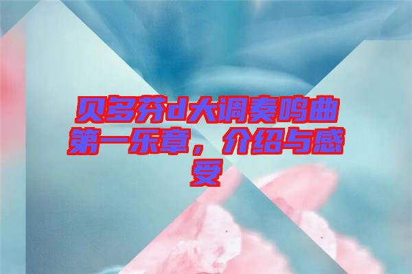 貝多芬d大調(diào)奏鳴曲第一樂(lè)章，介紹與感受
