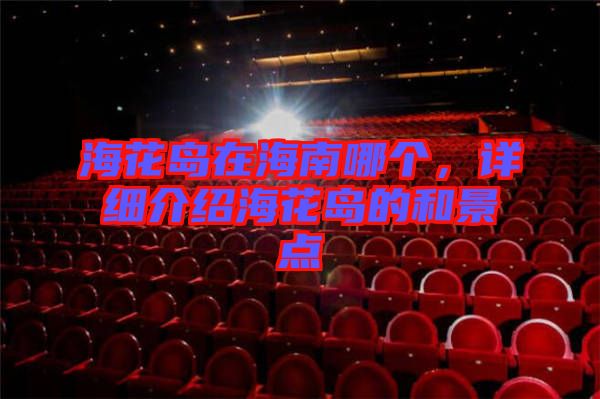 海花島在海南哪個(gè)，詳細(xì)介紹?；◢u的和景點(diǎn)