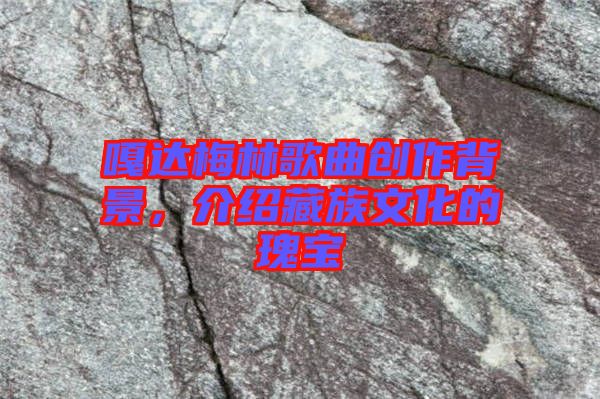 嘎達(dá)梅林歌曲創(chuàng)作背景，介紹藏族文化的瑰寶