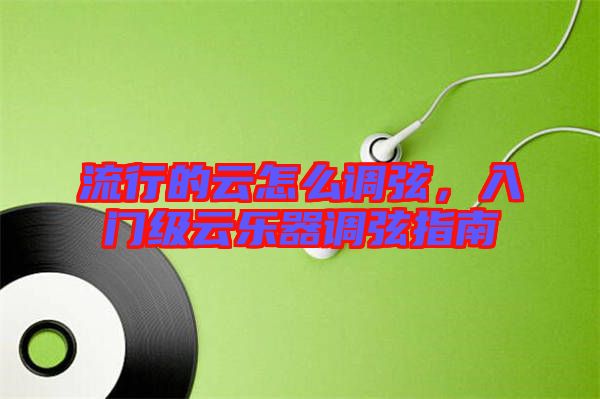 流行的云怎么調弦，入門級云樂器調弦指南