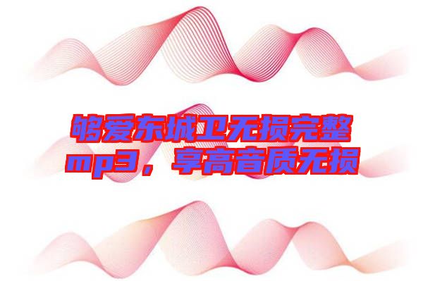 夠愛東城衛(wèi)無損完整mp3，享高音質無損