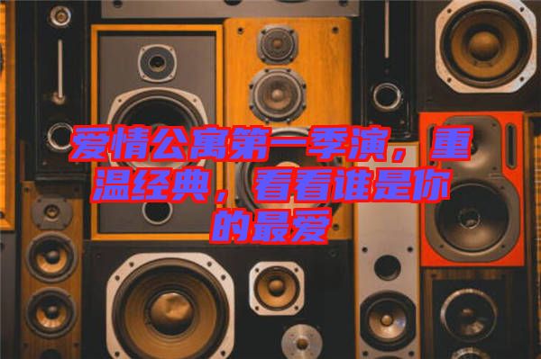 愛情公寓第一季演，重溫經(jīng)典，看看誰是你的最愛