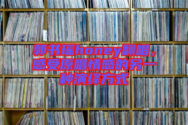 郭書瑤honey翻唱，感受原唱情感的另一種演繹方式