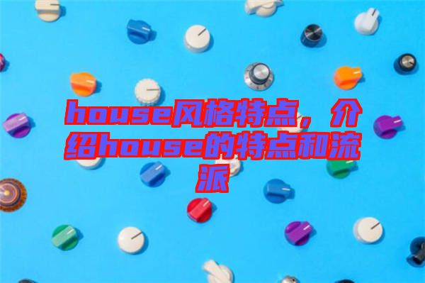 house風(fēng)格特點，介紹house的特點和流派