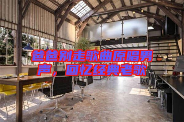 爸爸別走歌曲原唱男聲，回憶經(jīng)典老歌