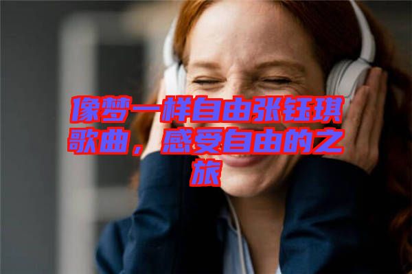 像夢(mèng)一樣自由張鈺琪歌曲，感受自由的之旅
