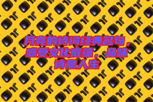 月亮的詩詞經(jīng)典名句，感受文化底蘊(yùn)，品味詩意人生