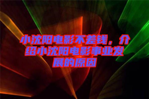 小沈陽(yáng)電影不差錢，介紹小沈陽(yáng)電影事業(yè)發(fā)展的原因