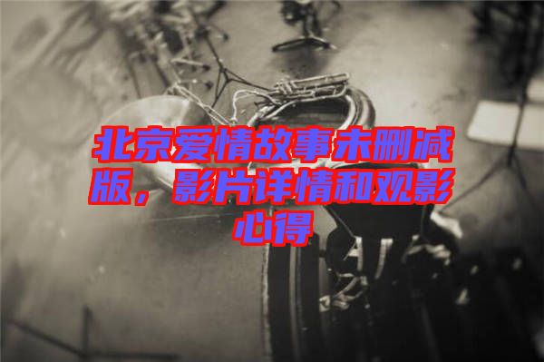 北京愛情故事未刪減版，影片詳情和觀影心得
