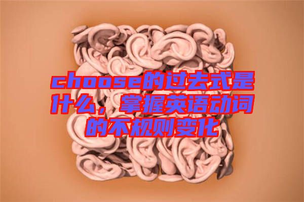 choose的過去式是什么，掌握英語動詞的不規(guī)則變化