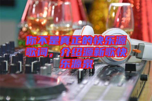 你不是真正的快樂源歌詞，介紹源新歌快樂源泉
