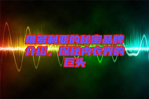 維多利亞的秘密品牌介紹，探秘內(nèi)衣界的巨頭