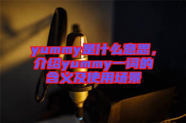 yummy是什么意思，介紹yummy一詞的含義及使用場景