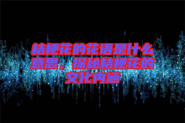 桔?；ǖ幕ㄕZ是什么意思，探秘桔?；ǖ奈幕瘍群? width=