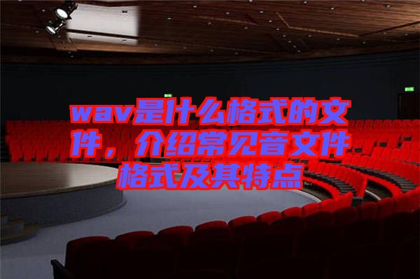 wav是什么格式的文件，介紹常見音文件格式及其特點(diǎn)