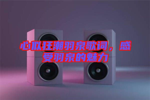 心似狂潮羽泉歌詞，感受羽泉的魅力