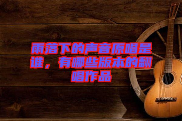 雨落下的聲音原唱是誰(shuí)，有哪些版本的翻唱作品