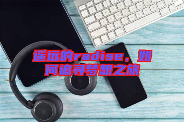 遙遠的radise，如何追尋夢想之旅